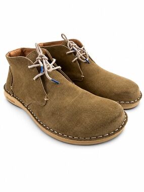 Birkenstock Troy Suede Leather Chukka Boots In Khaki -Sz EU 43-US 10